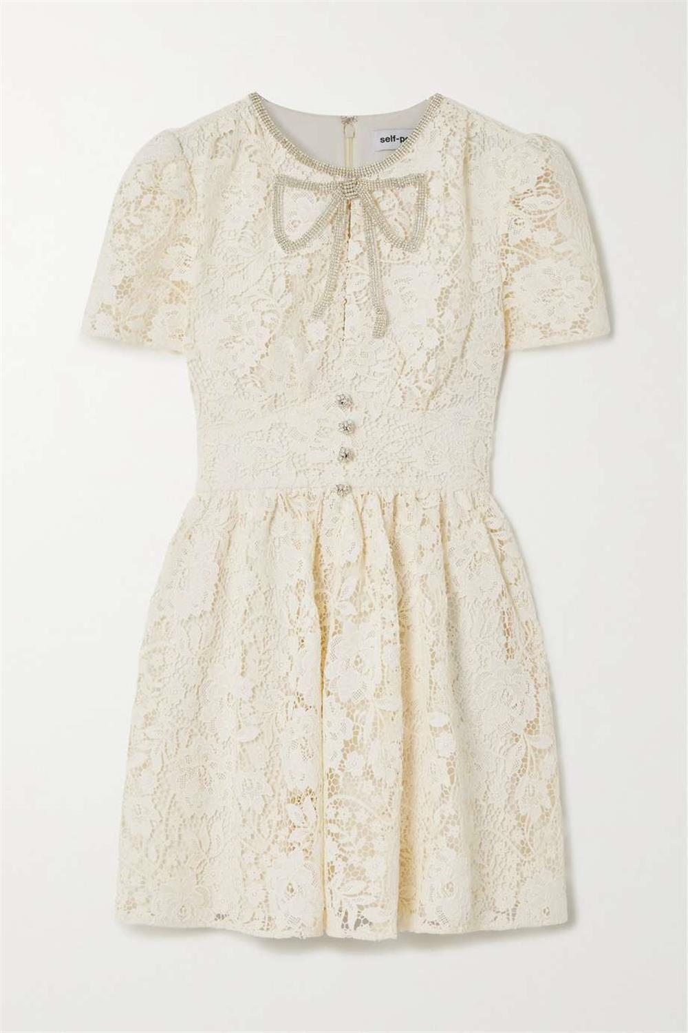 Design Mini Lace Dress