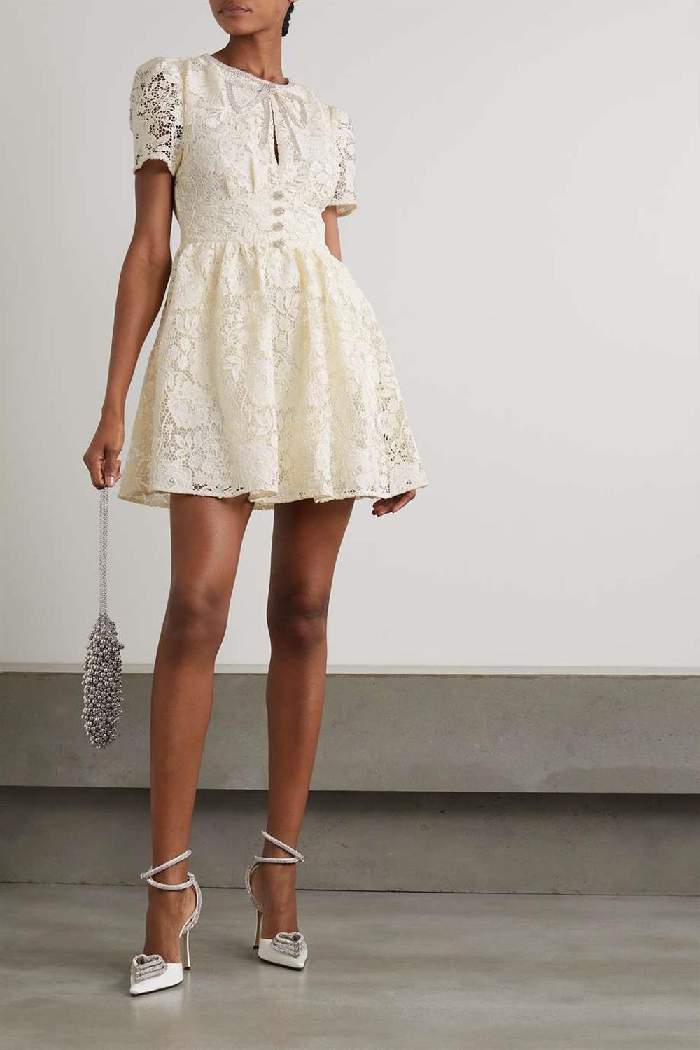 Design Mini Lace Dress