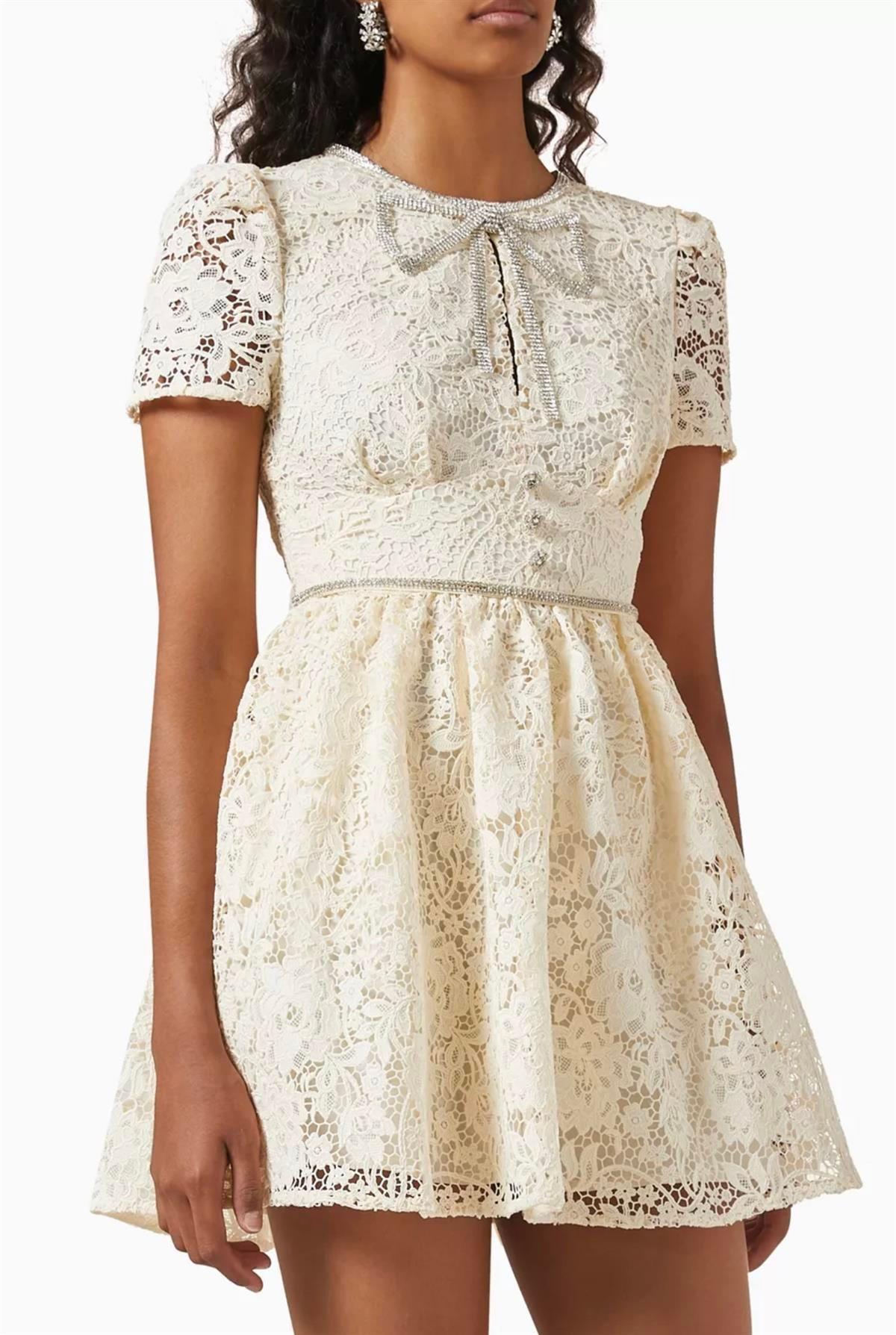 Design Mini Lace Dress
