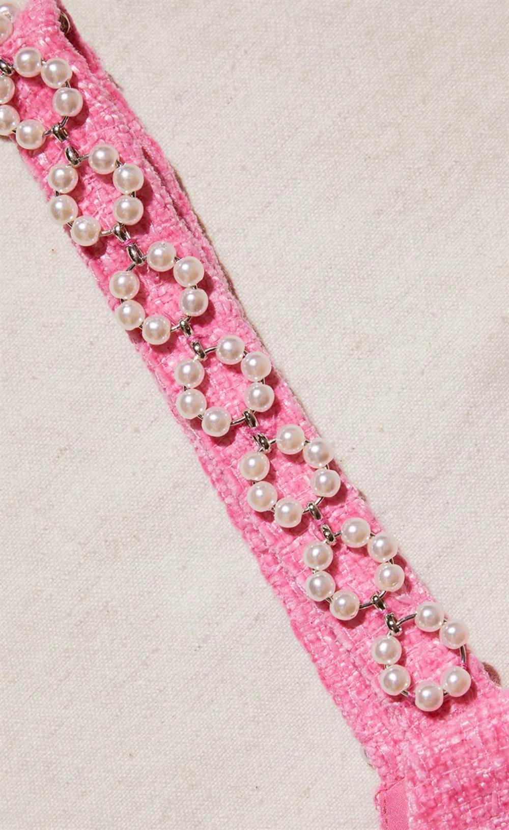 TASARIM PEMBE MİNİ ELBİSE