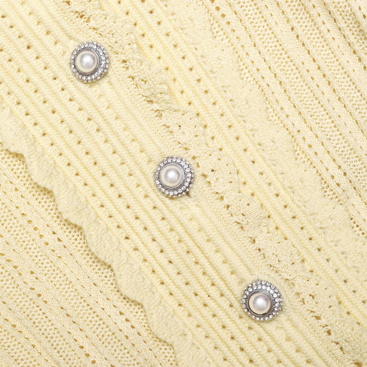 TASARIM PEPLUM DETAYLI SARI MİNİ TRİKO ELBİSE