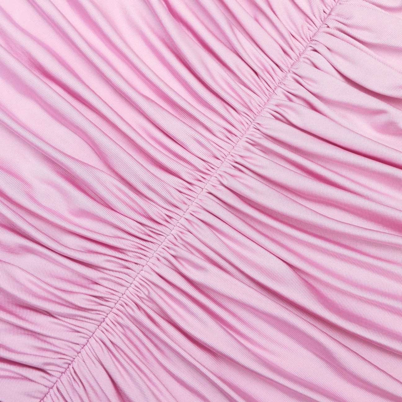 TASARIM PREMİUM BÜZGÜLÜ PEMBE MAKSİ ELBİSE