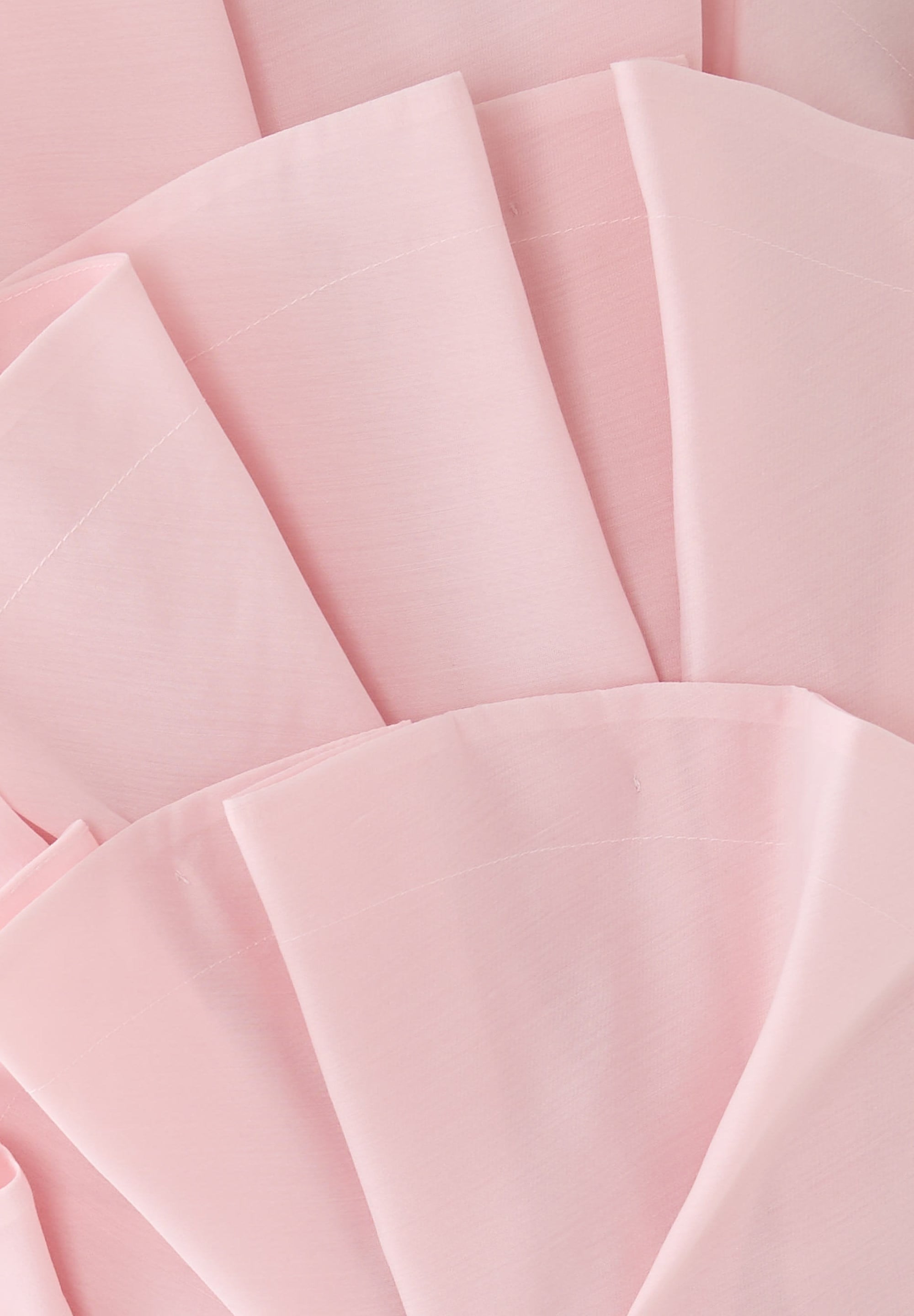 TASARIM PREMİUM STRAPLEZ TOZ PEMBE MAKSİ ELBİSE
