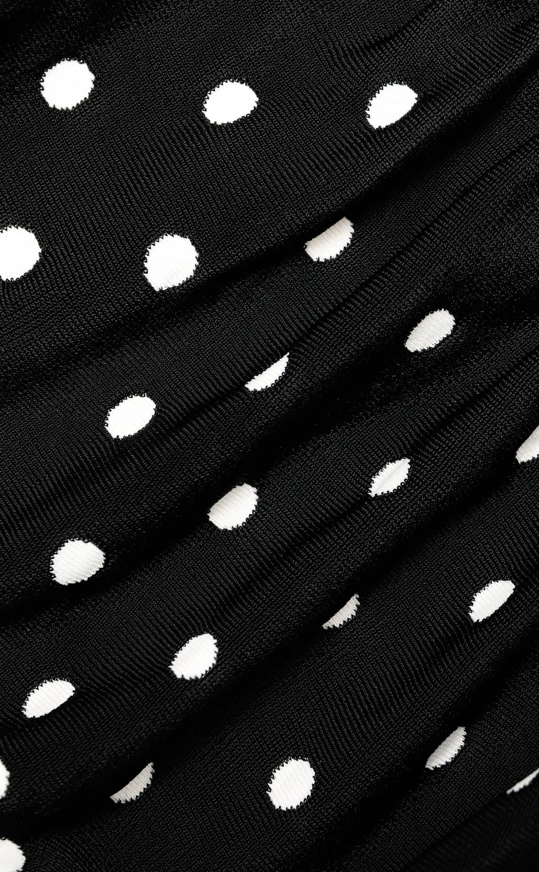 TASARIM PUANTİYELİ OMUZU DRAPE DETAYLI MİDİ ELBİSE