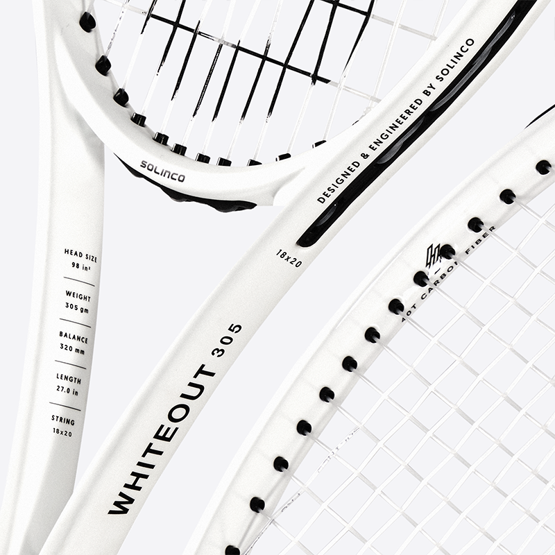 SolincoSolinco Whiteout V1 Tenis Raketi - 305gr - 18x20