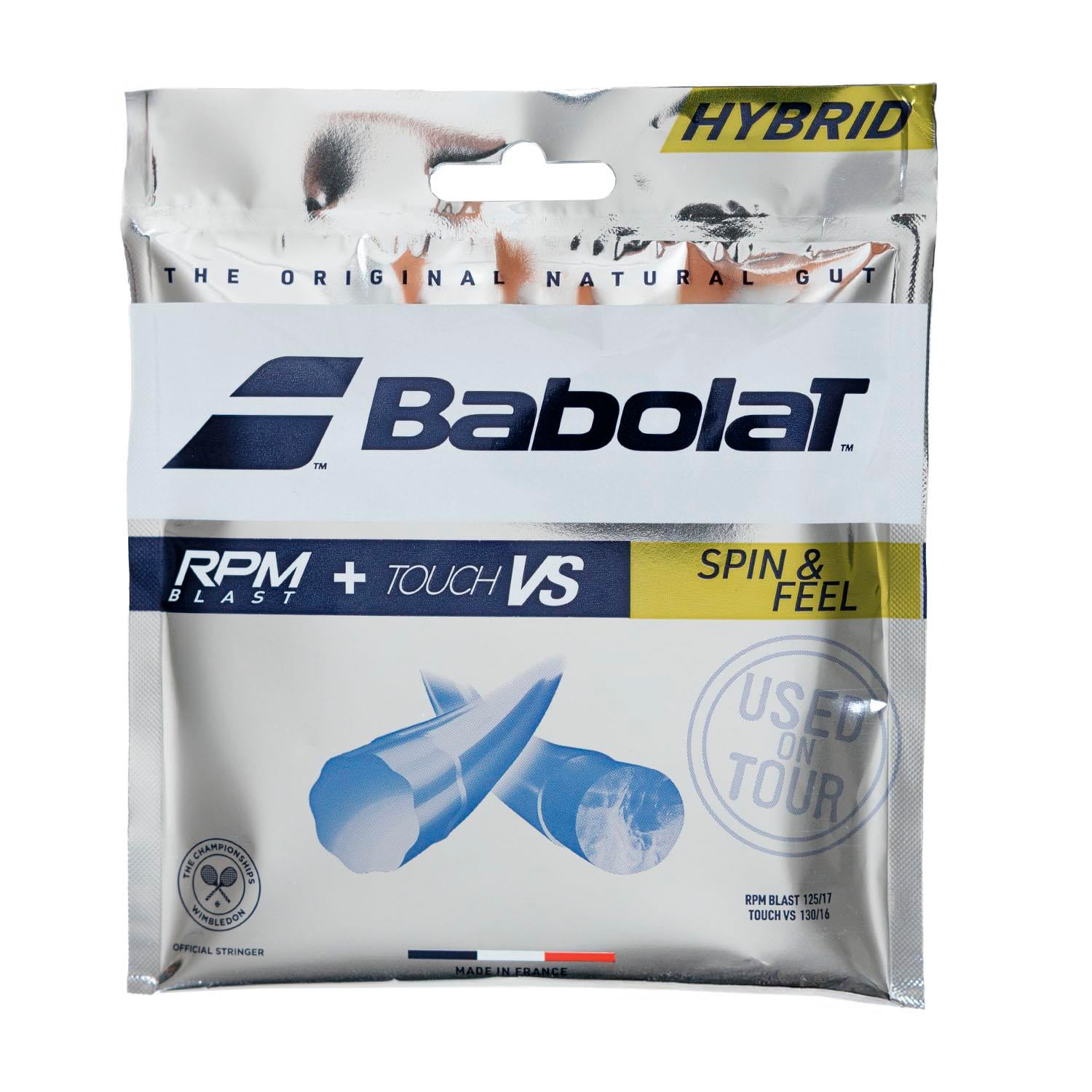 BabolatBabolat Hybrid RPM Blast 1.25+ VS 1.30 Touch Siyah Kordaj 