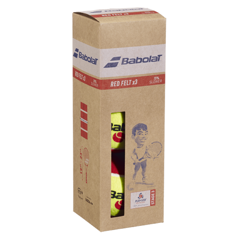 BabolatBabolat Red Felt 3'lü Tenis Topu