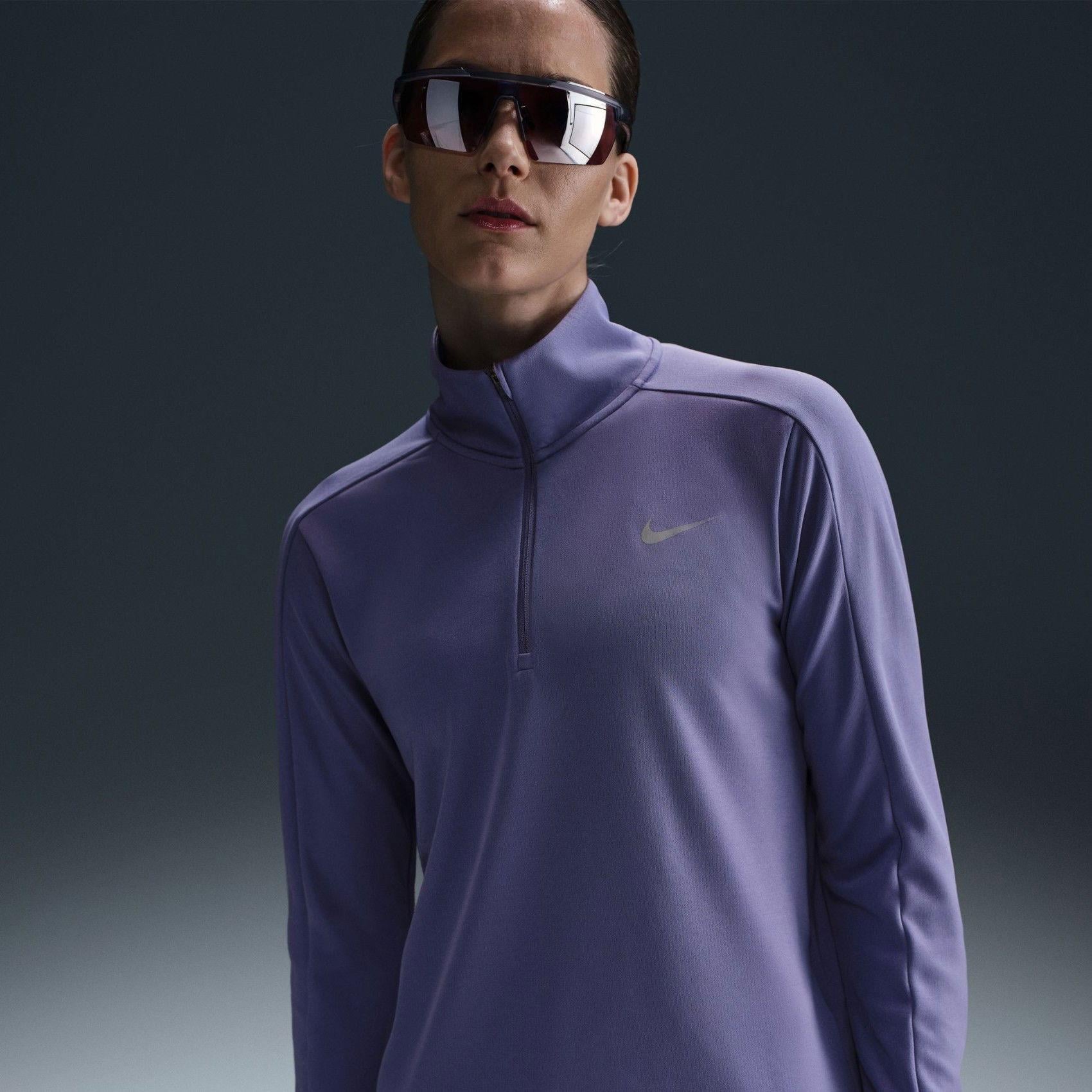 NikeNike Dri-FIT Pacer HZ Kadın Çeyrek Fermuarlı Uzun Kollu Üst