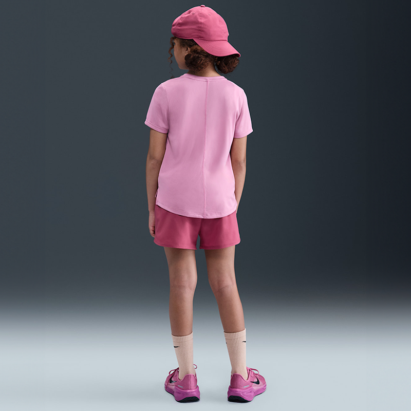 NikeNike One Dri-FIT Yüksek Belli Dokuma Genç Kız Çocuk Antrenman Şortu