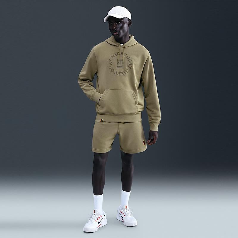 NikeNikeCourt Heritage Dri-FIT French Terry Erkek Tenis Hoodie
