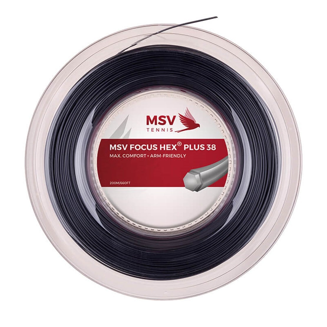 MSVMSV Focus HEX Plus 38 1.30 200m Rulo Kordaj (Siyah)