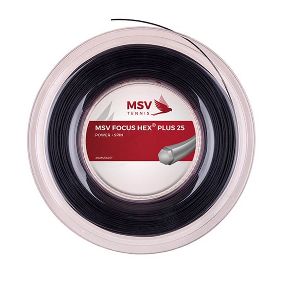 MSVMSV Focus HEX Plus 25 1.25 200m Rulo Kordaj (Siyah)