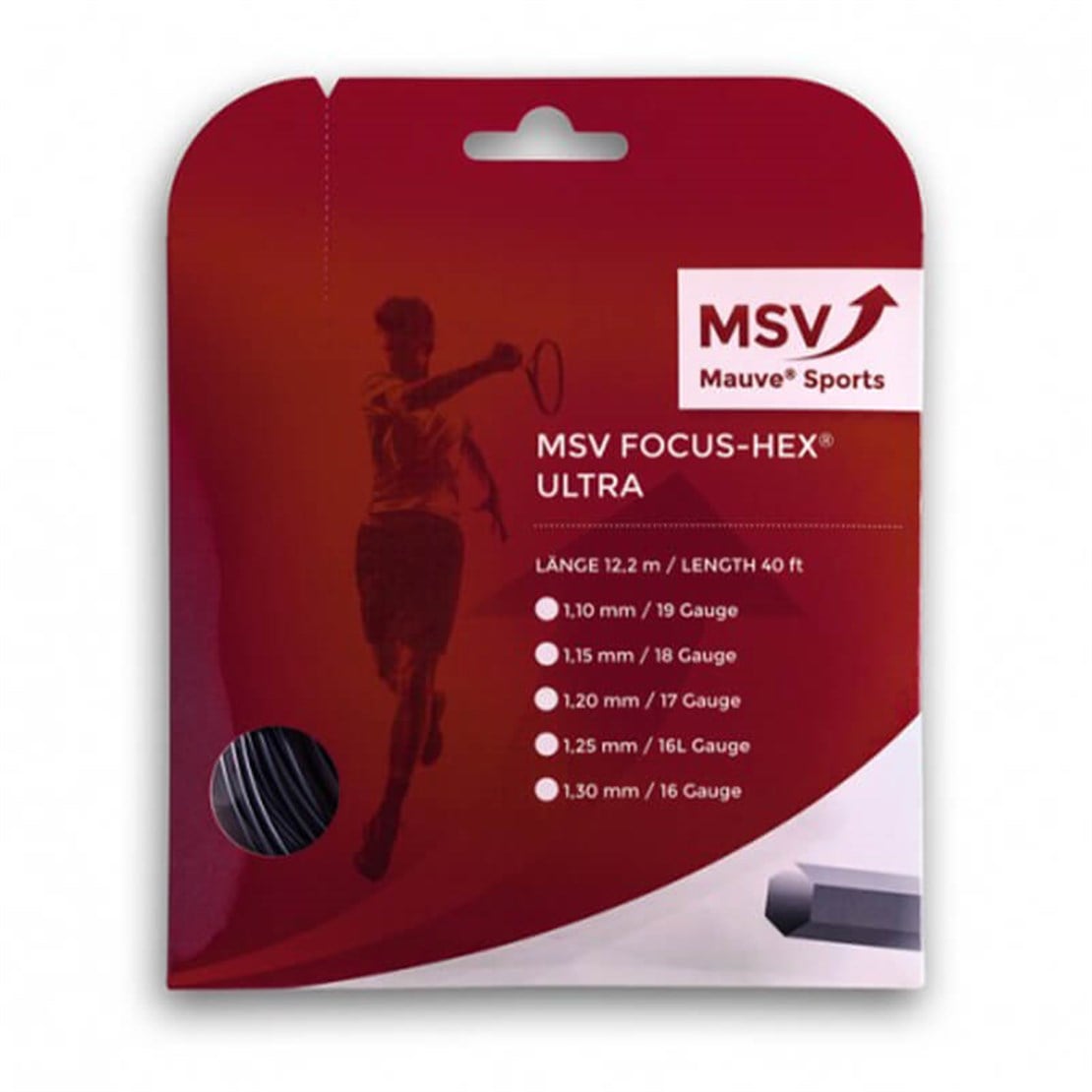 MSVMSV Focus HEX Ultra 1.30 12M Tekli Kordaj (Siyah)