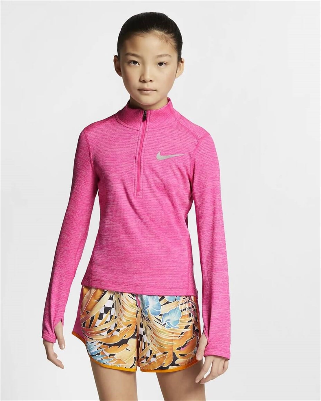 NikeNike Yarım Fermuarlı Kız Çocuk Sweatshirt