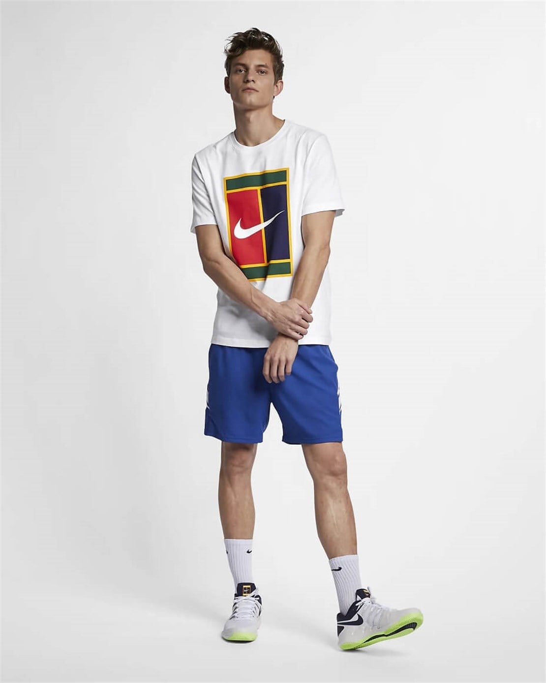 NikeNike Heritage Logo Erkek Tenis Tişörtü