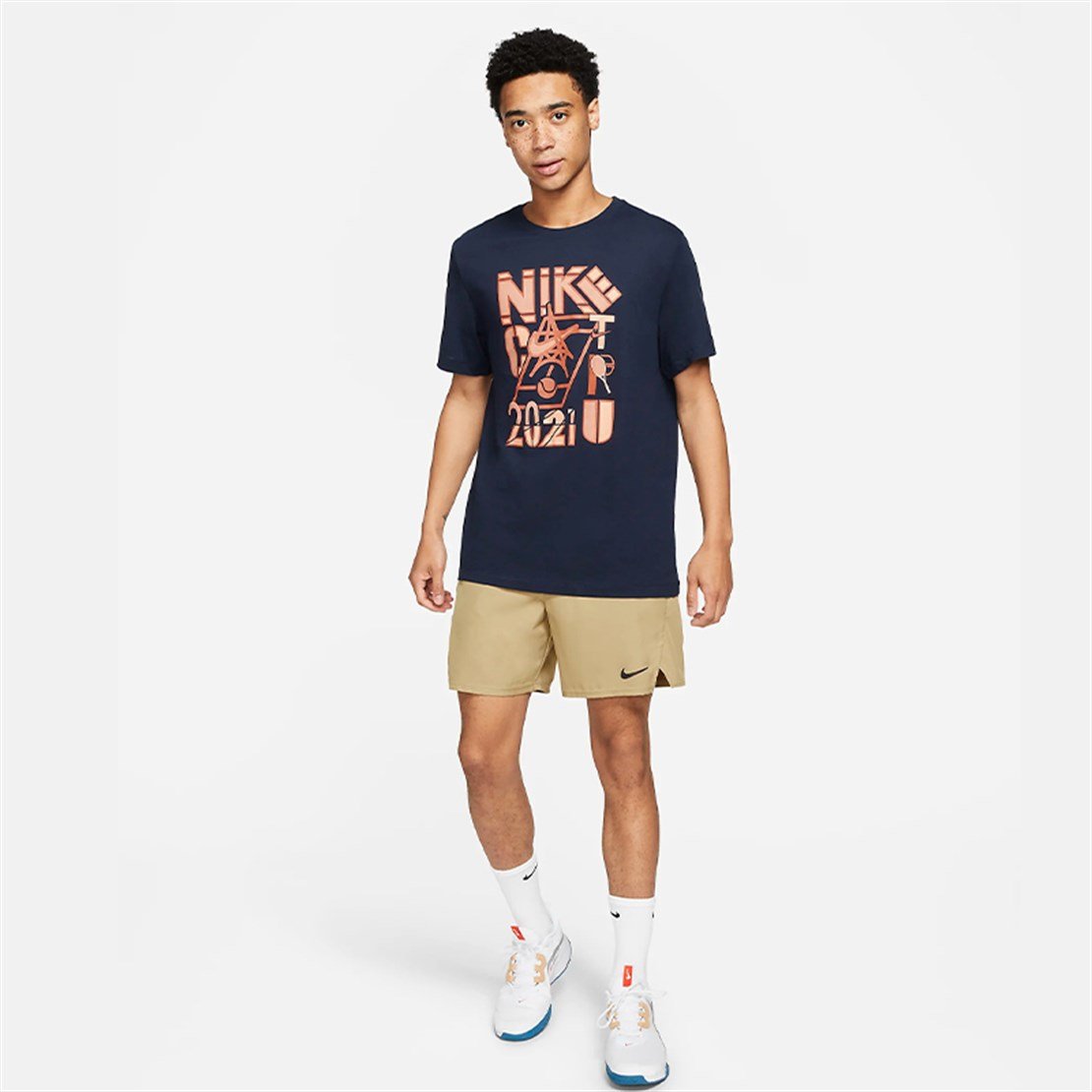 NikeNike Court Logo Erkek Tenis Tişörtü