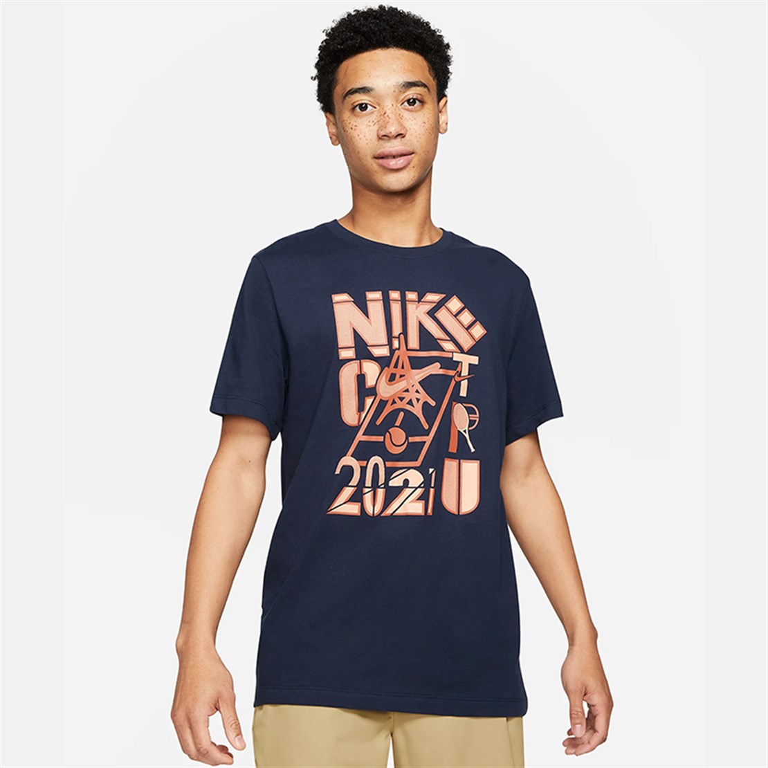 NikeNike Court Logo Erkek Tenis Tişörtü