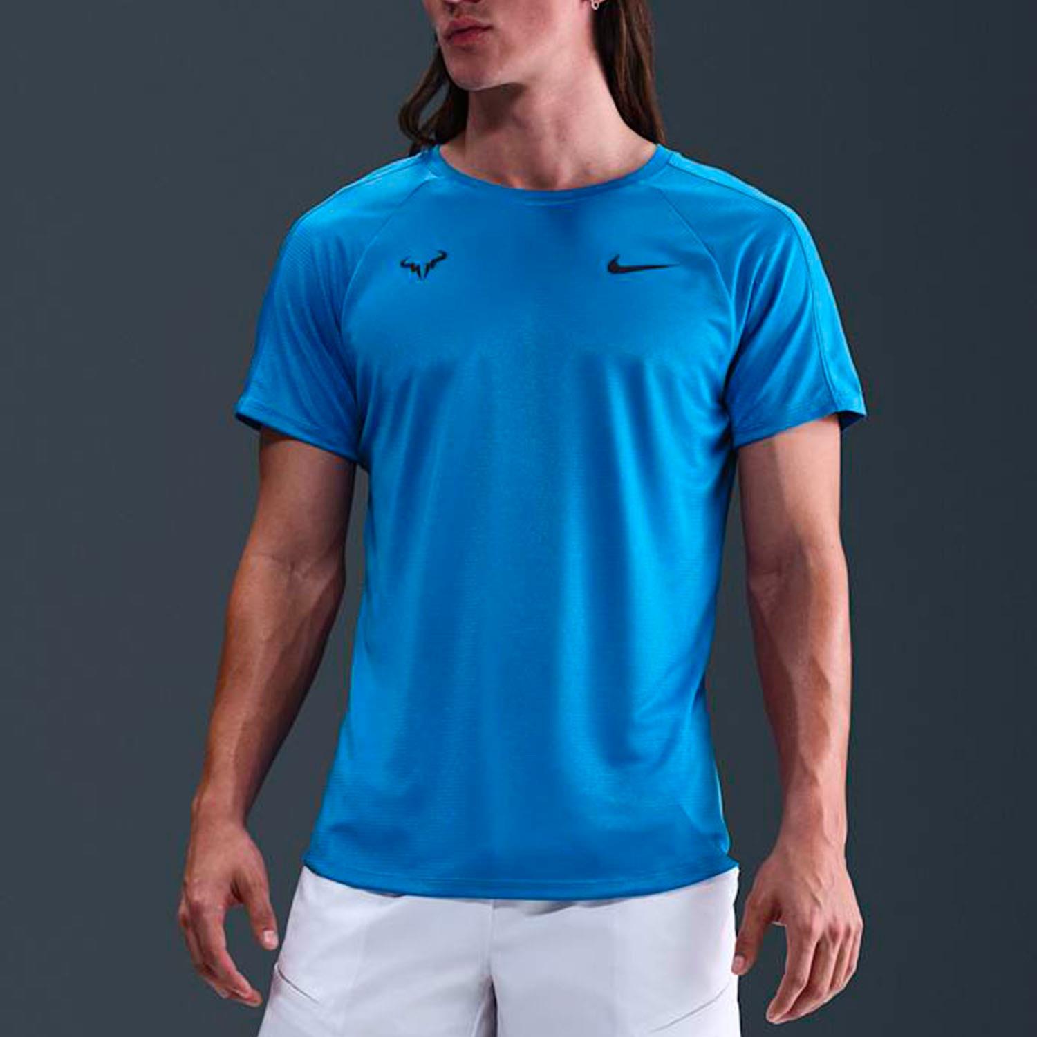 NikeNike Rafa Challenger Dri-FIT Kısa Kollu Erkek Tenis Tişörtü