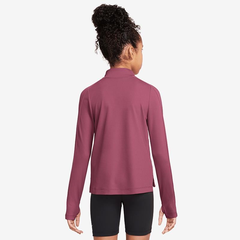 NikeNike Dri-FIT Uzun Kollu Yarım Fermuarlı Kız Çocuk Antrenman Üstü