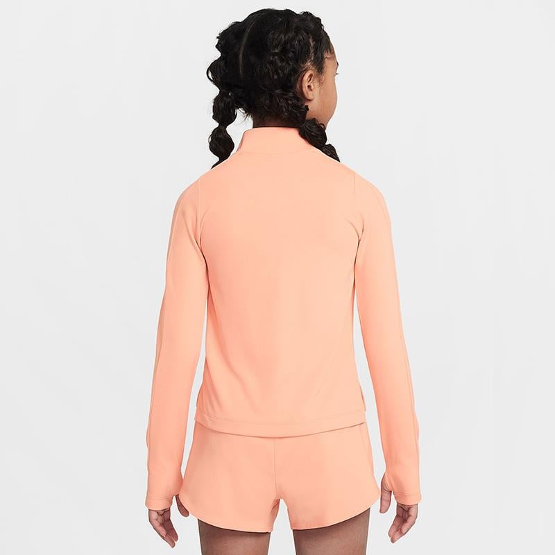 NikeNike Dri-FIT Uzun Kollu Yarım Fermuarlı Kız Çocuk Antrenman Üstü