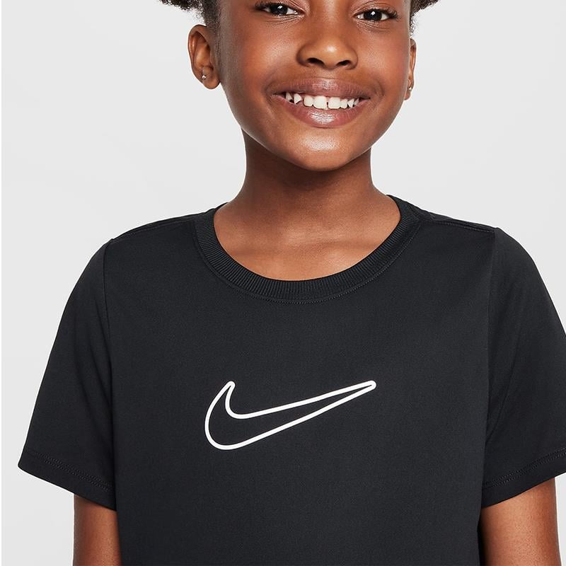 NikeNike One Fitted Dri-FIT Kısa Kollu Kız Çocuk Antreman Üstü