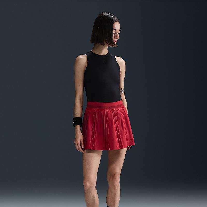 NikeNikeCourt Ace Advantage Dri-FIT Pileli Kadın Tenis Eteği