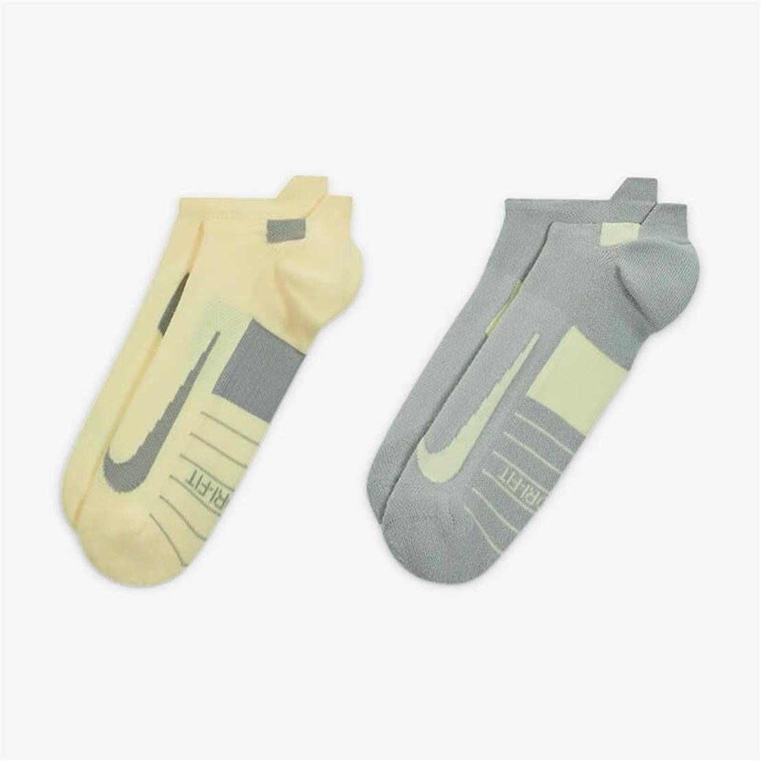 NikeNike Multiplier 2'li No-Show Antreman Çorabı