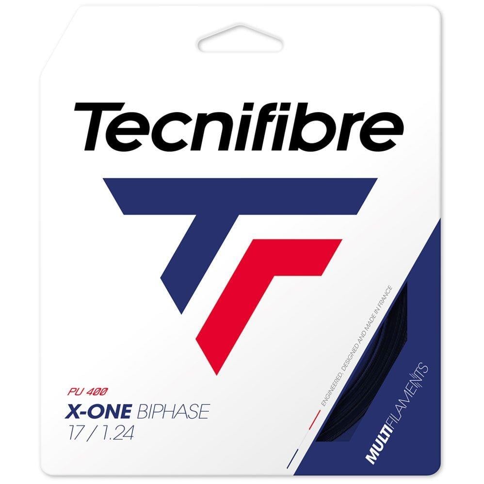 TecnifibreTecnifibre X-One Biphase 1.24 12m Tekli Kordaj (Siyah)