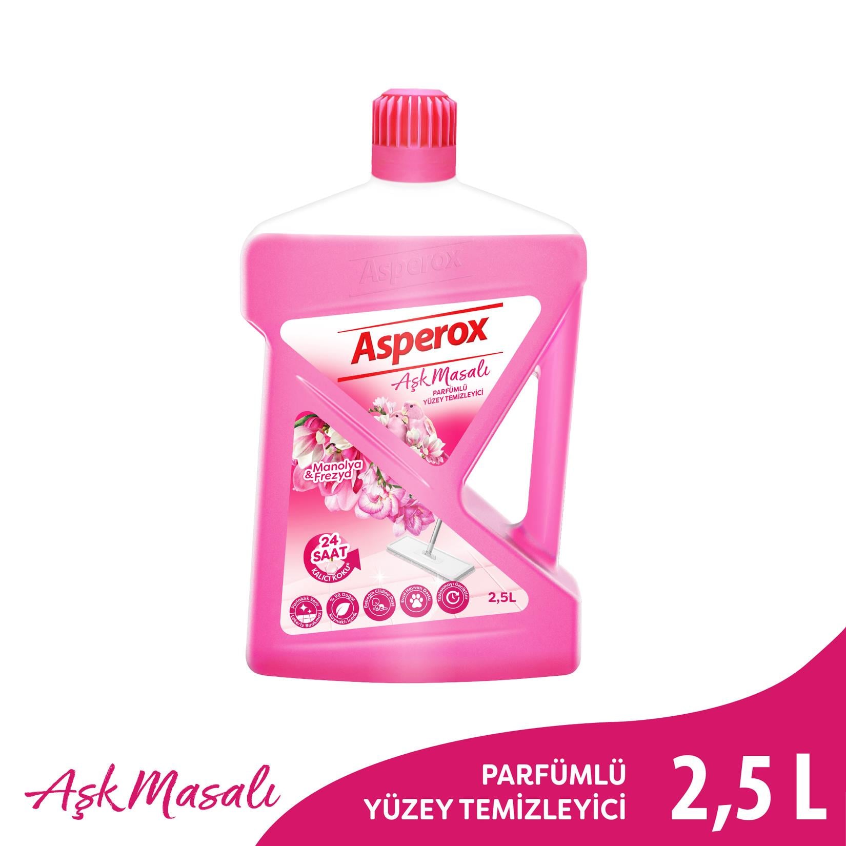Asperox Aşk Masalı Manolya ve Frezya Yüzey Temizle