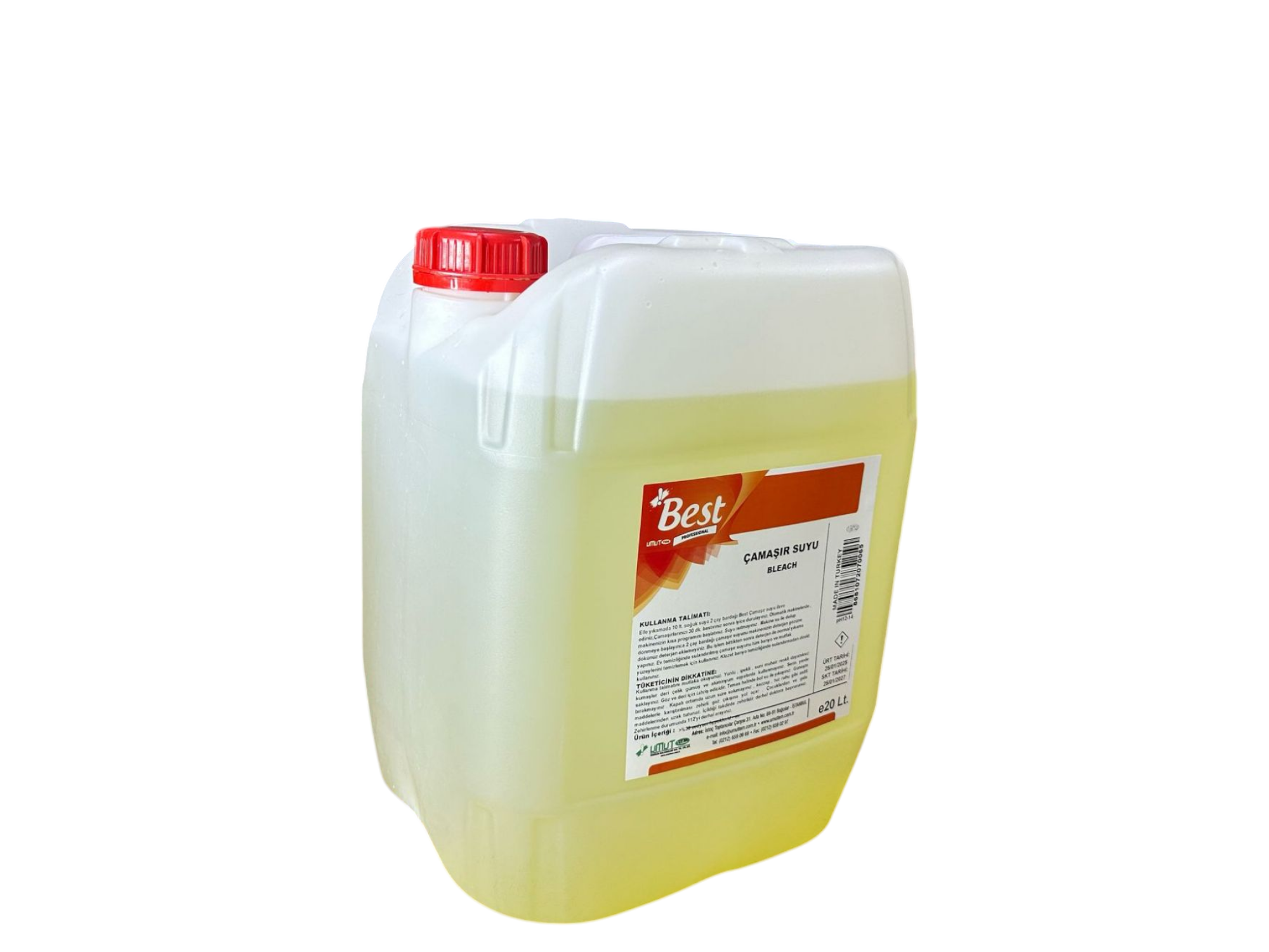 Best Çamaşır Suyu 20 Lt ( Saf ) 