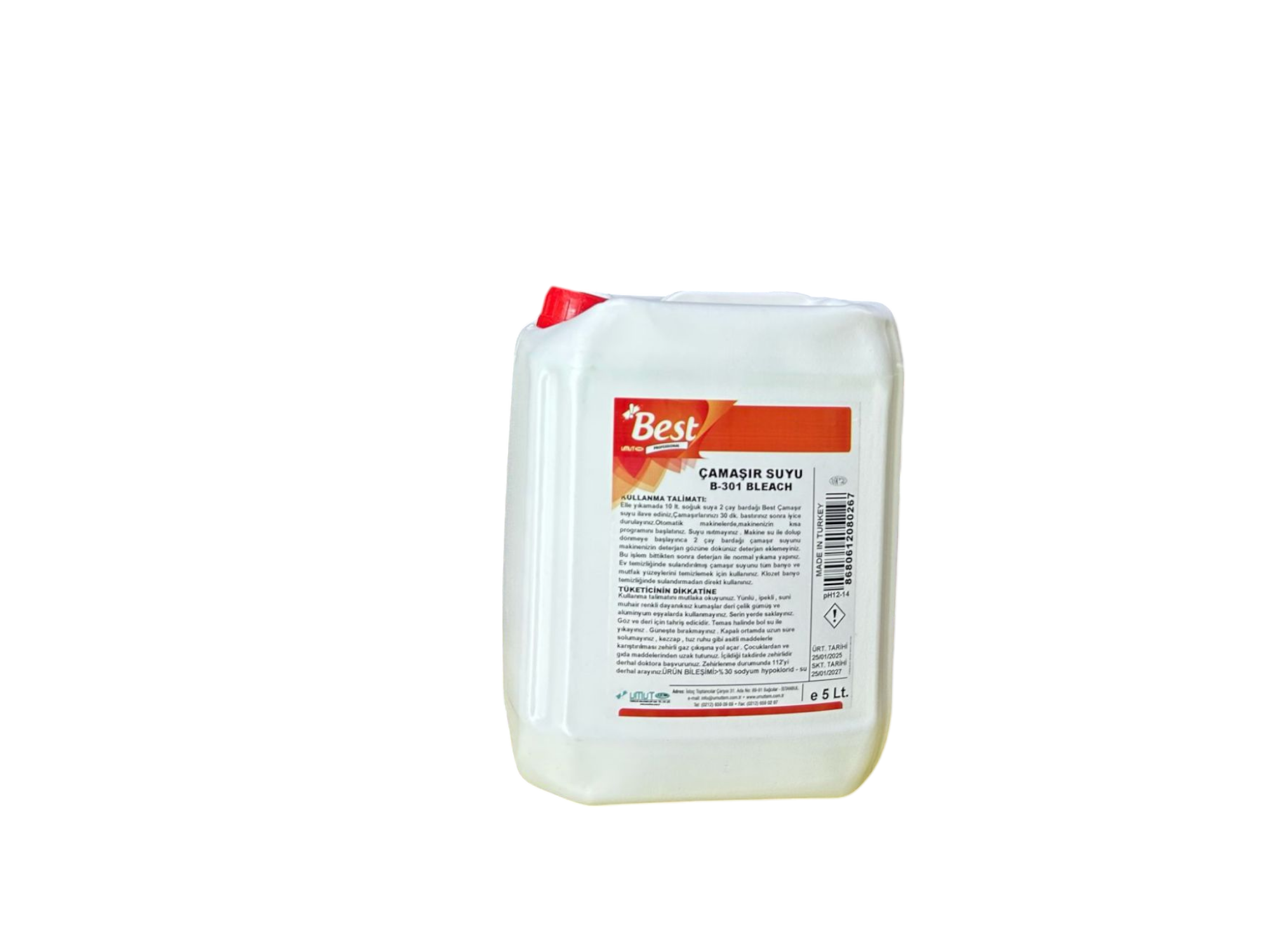 Best Çamaşır Suyu 5 Lt ( Saf )