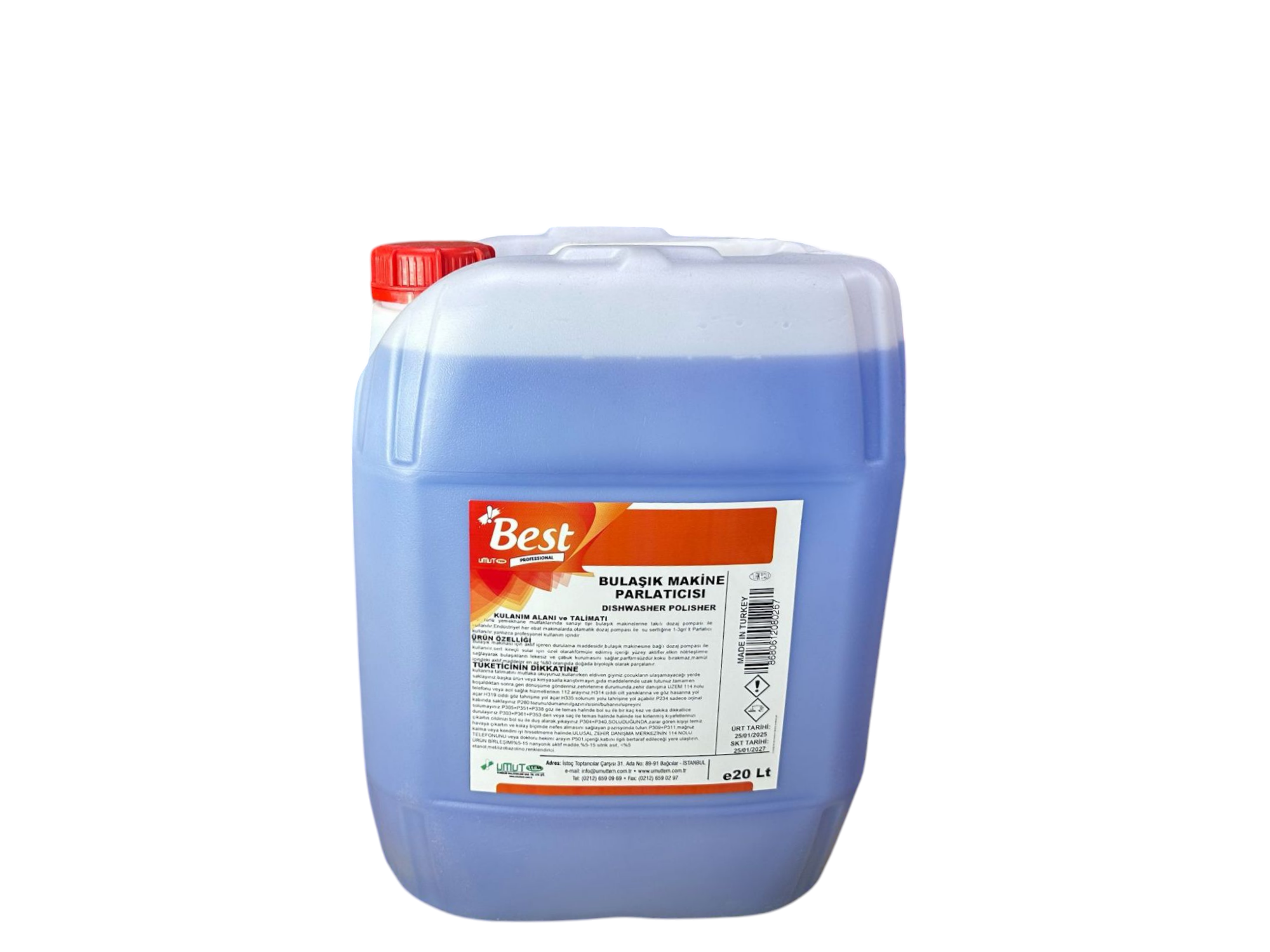 Best Endüstriyel Bulaşık Makine Parlatıcısı 20 Lt