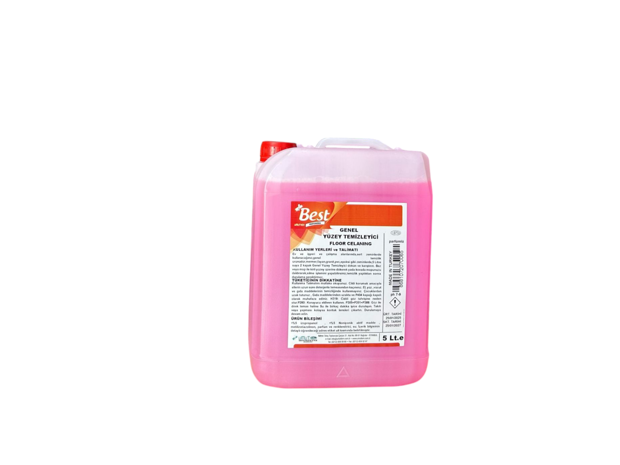 Best Genel Yüzey Temizleyici Çiçeksi 5 Lt