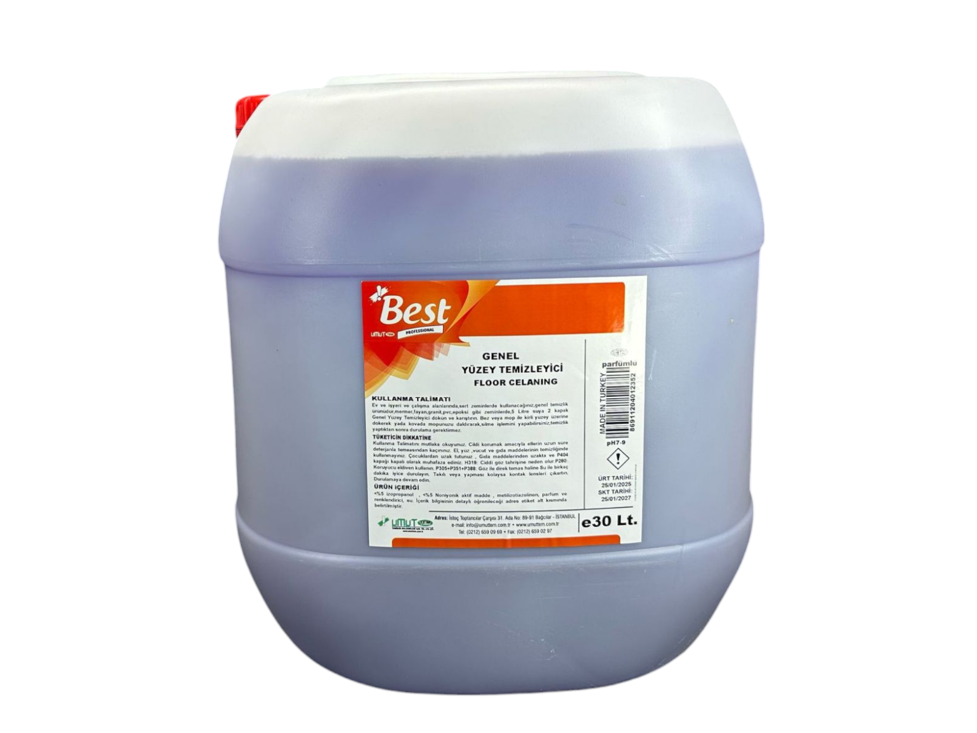 Best Genel Yüzey Temizleyici Lavanta Kokulu 30 Lt