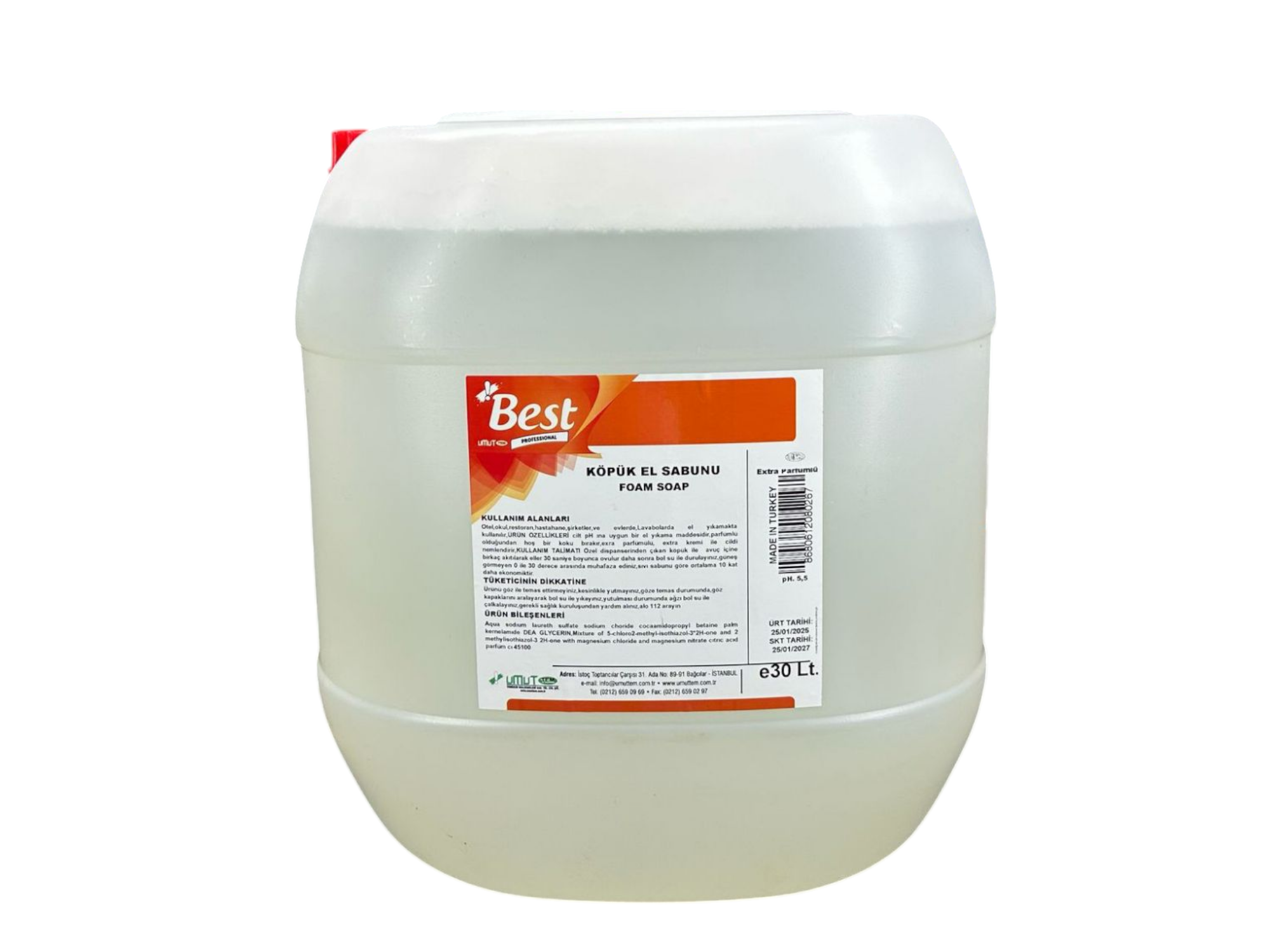 Best Köpük El Yıkama Sabunu 30 Kg