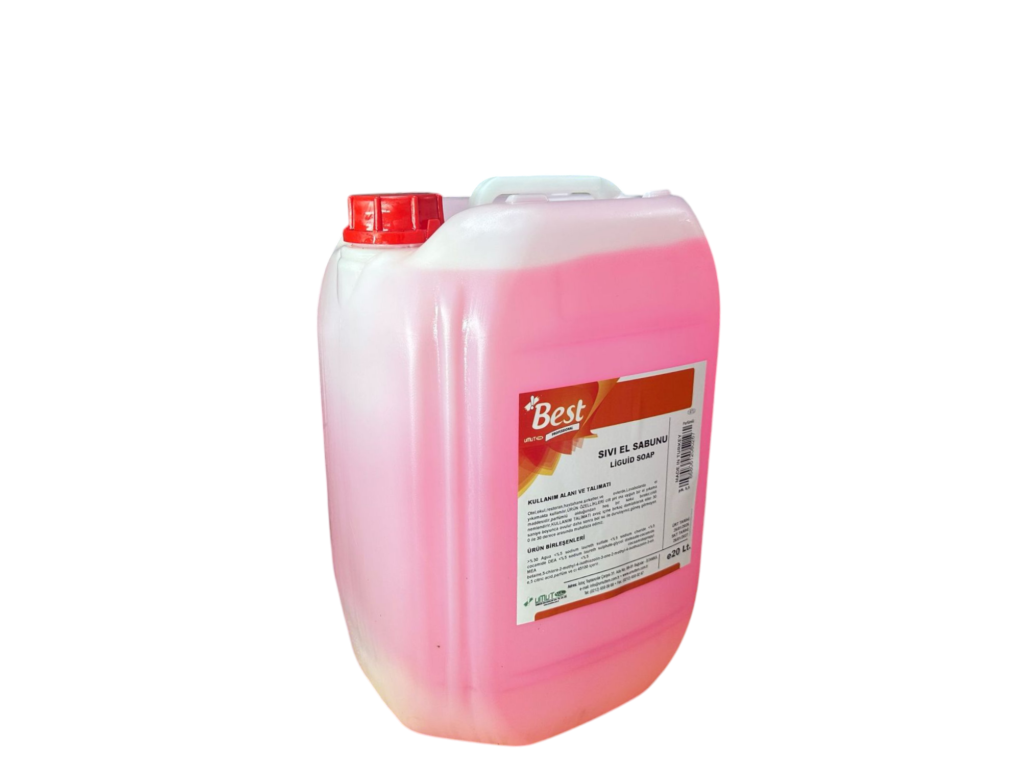 Best Sıvı El Yıkama Sabunu 20 Lt Pembe