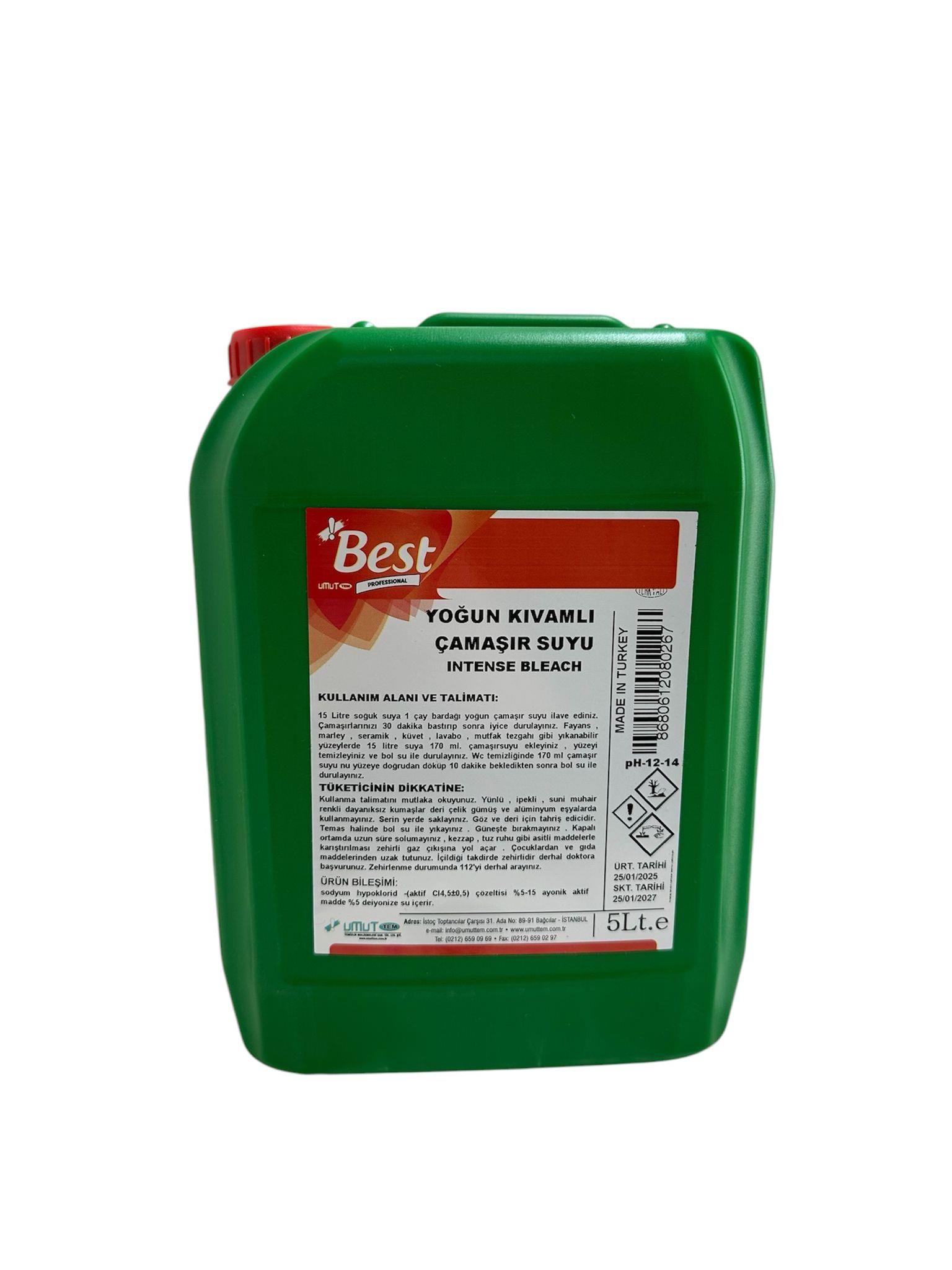 Best Yoğun Çamaşır Suyu 5 Lt 