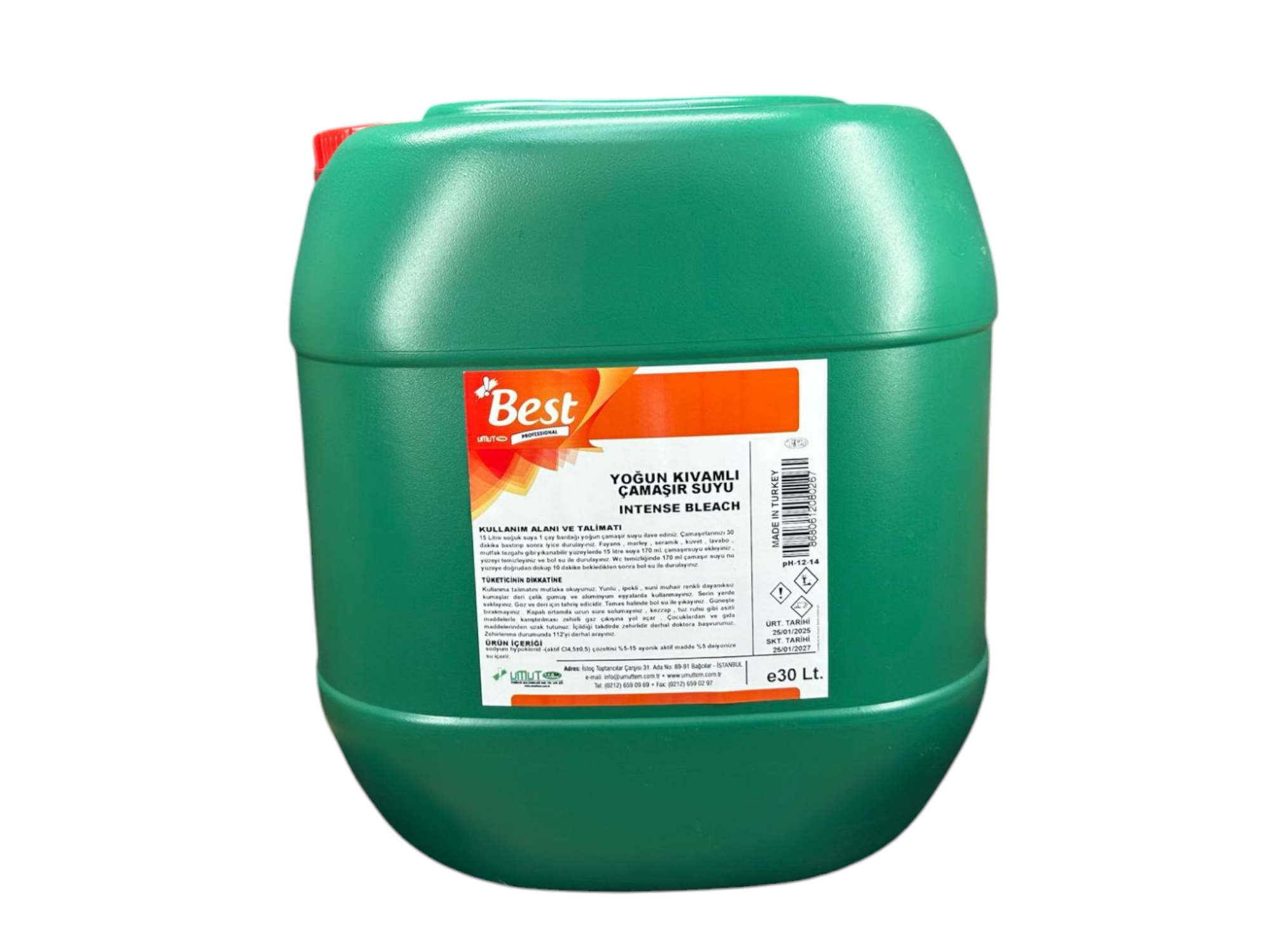 Best Yoğun Kıvamlı Çamaşır Suyu 30 Lt