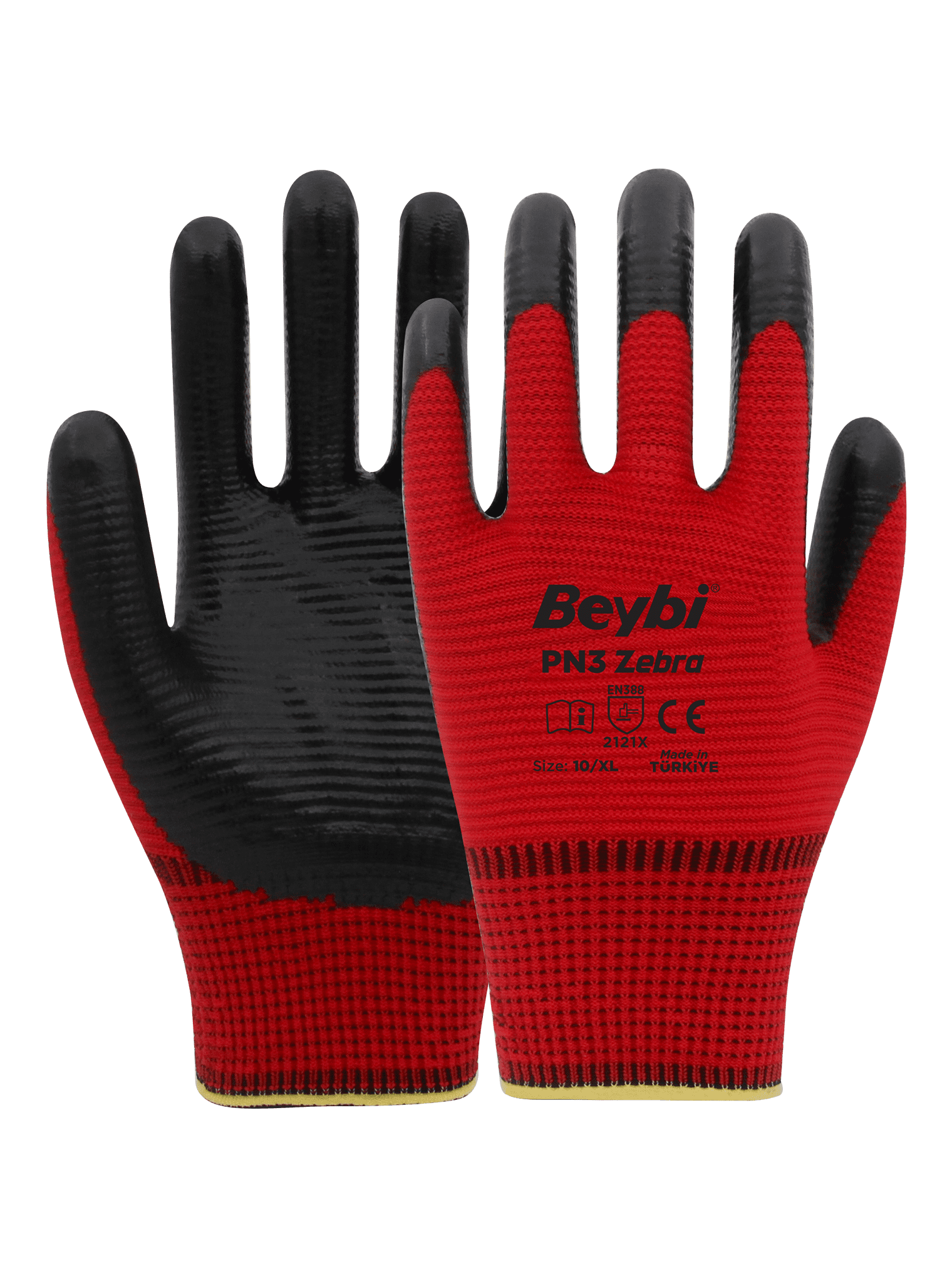 Beybi İşçi Eldiveni PN3 Zebra