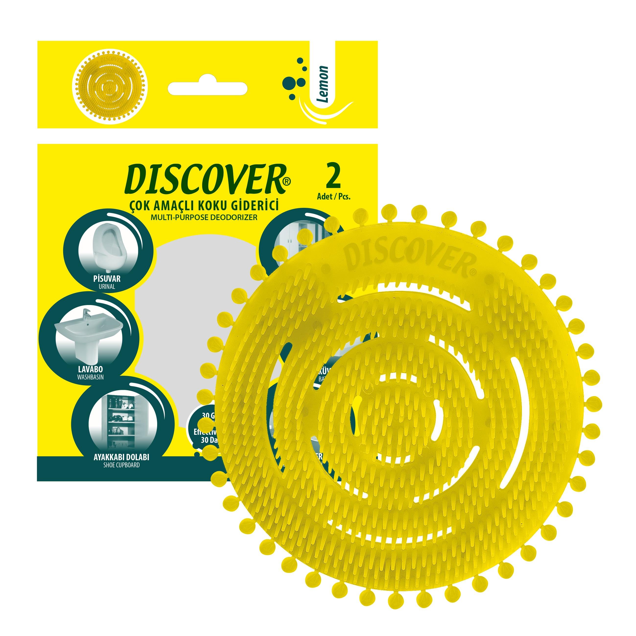 Discover Çok Amaçlı Koku Giderici Lemon 2 li
