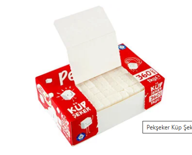 Pekşeker Küp Şeker 1000 Gr