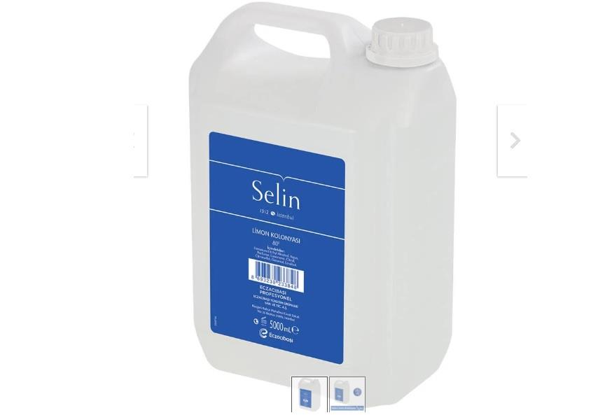 Selin Limon Kolonya 5 Lt 80°