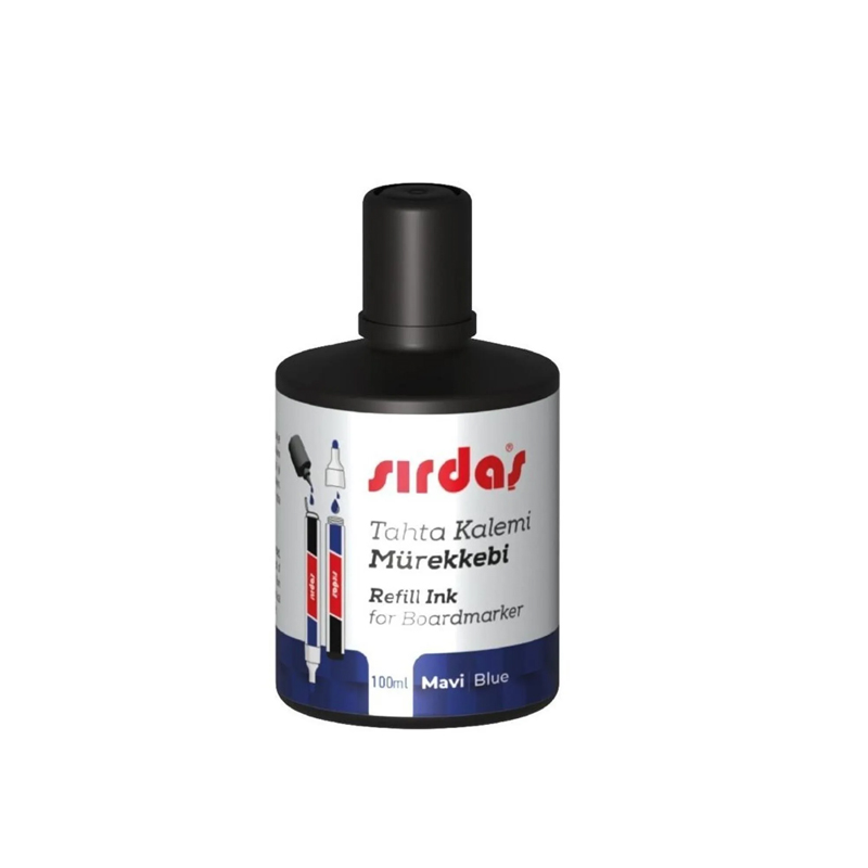 Sırdaş Mavi Tahta Kalemi Mürekkebi 100 ml