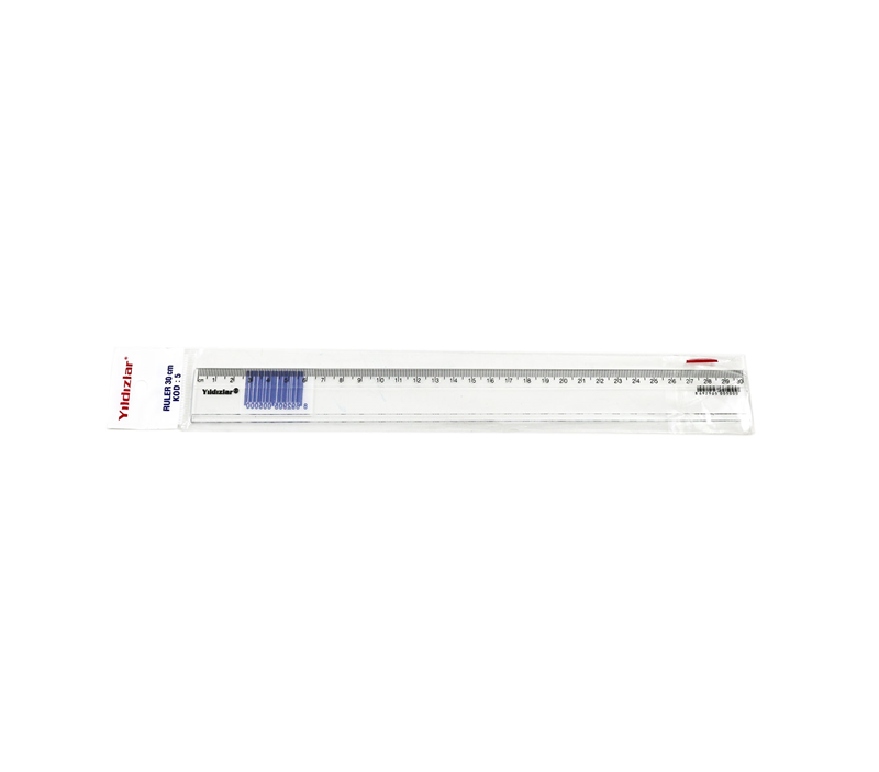 Yıldızlar Plastik Cetvel 30 Cm