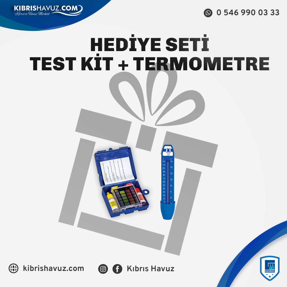 Tam Otomatik Havuz Temizlik ve Bakım Seti + Test Kit ve Termometre Hediyeli | Havuz Temizlik Setleri | Tam Otomatik Havuz Temizlik ve Bakım Seti + Test Kit ve Termometre Hediyeli