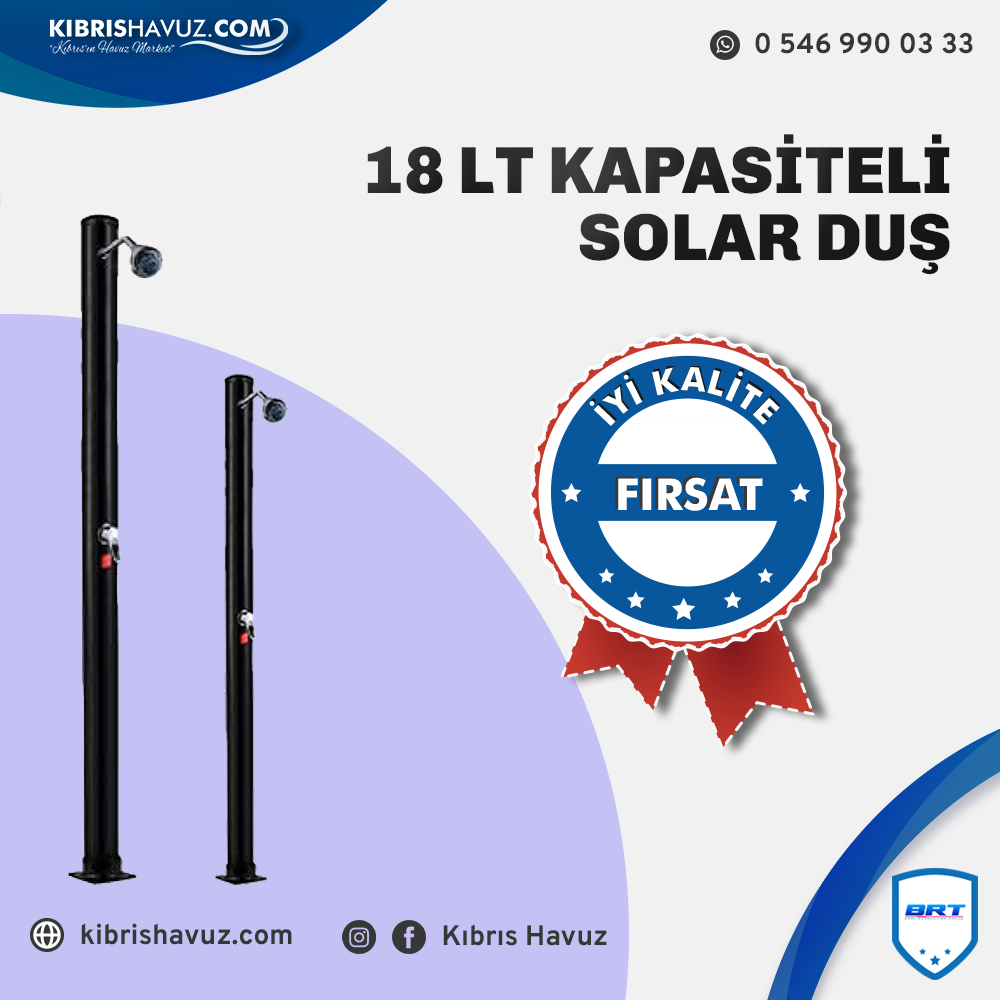 Solar Havuz Duşu 18 Litre  | Havuz Duş Sistemleri | Havuz Duş Sistemleri | Solar Havuz Duşu 18 Litre  | Blue Garden | Havuz.com.tr - Havuz Malzemeleri & Ekipmanları