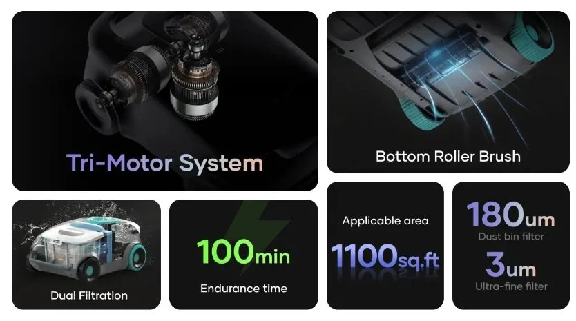 Aiper Scuba E1 Kablosuz Havuz Robotu | Aiper Kablosuz Havuz Temizleme Robotları | 
