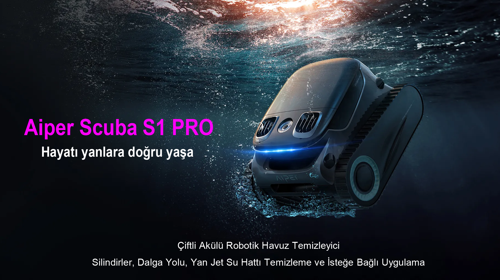 Aiper Scuba S1 Pro Kablosuz Havuz Temizleme Robotu | Aiper Kablosuz Havuz Temizleme Robotları | 