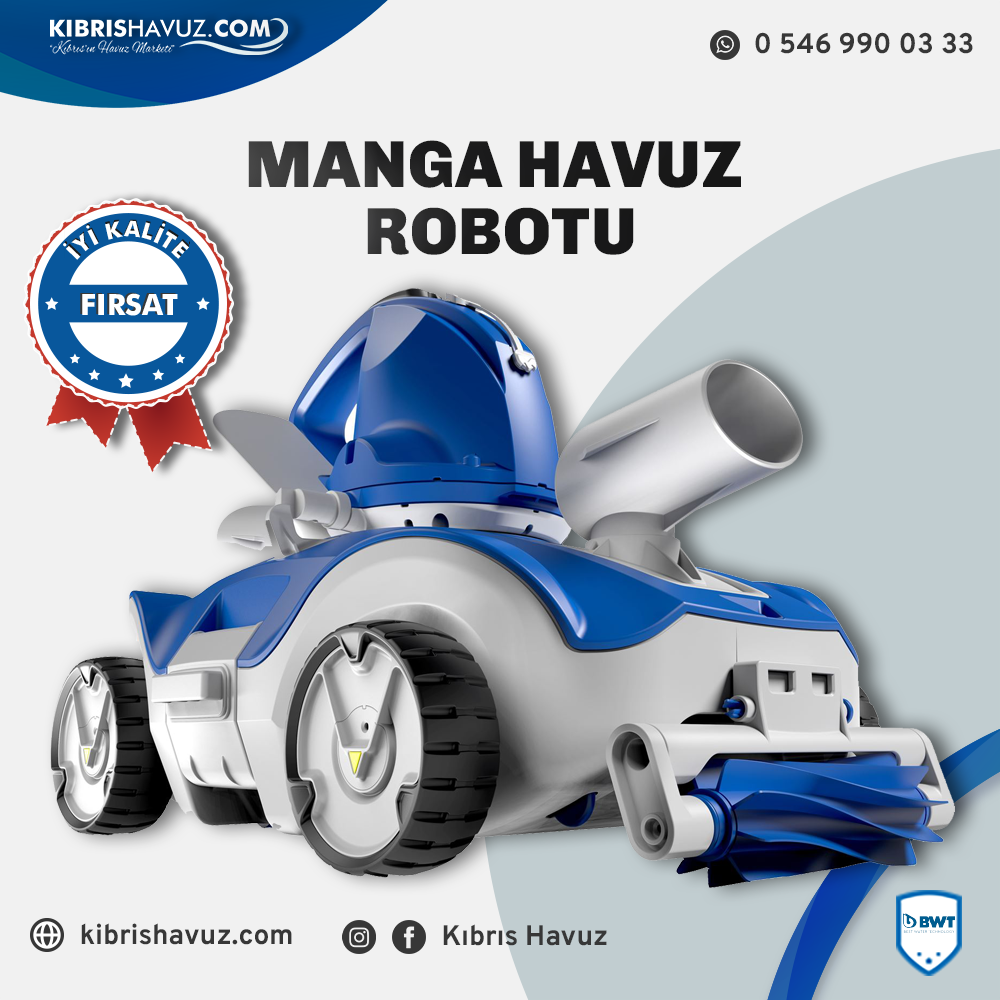 Tam Otomatik Havuz Temizlik (Süper Manga) ve Bakım Seti + Test Kit ve Termometre Hediyeli | Havuz Temizlik Setleri | Tam Otomatik Havuz Temizlik (Süper Manga) ve Bakım Seti + Test Kit ve Termometre Hediyeli