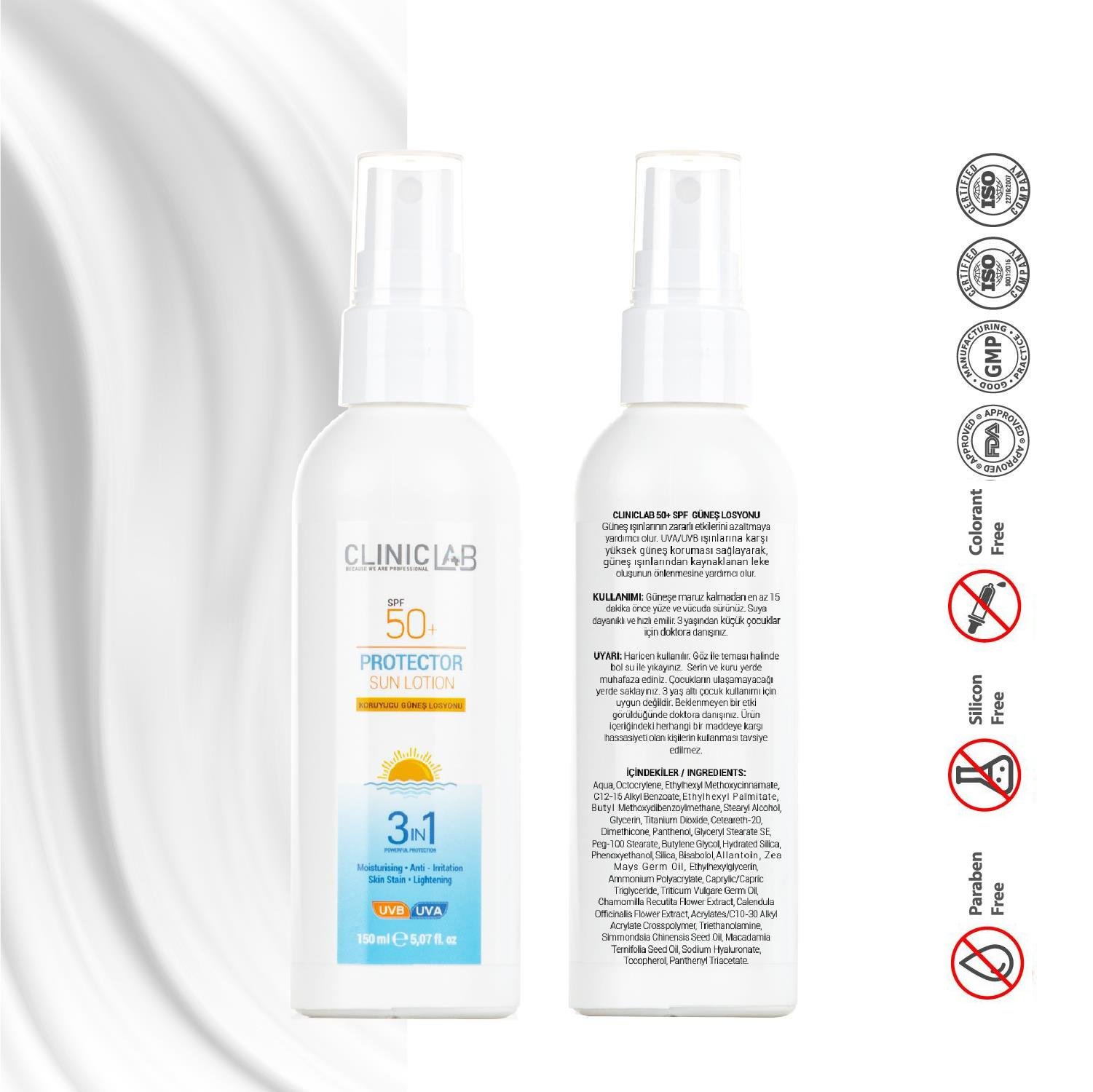 ClinicLab 50+ SPF Protector Sun Lotion 150ml